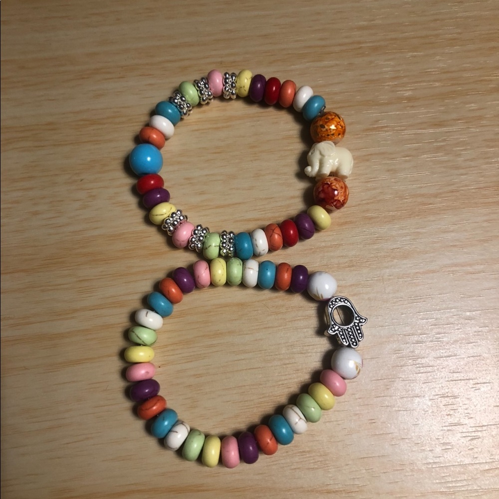 Hand crafted beaded bracelets